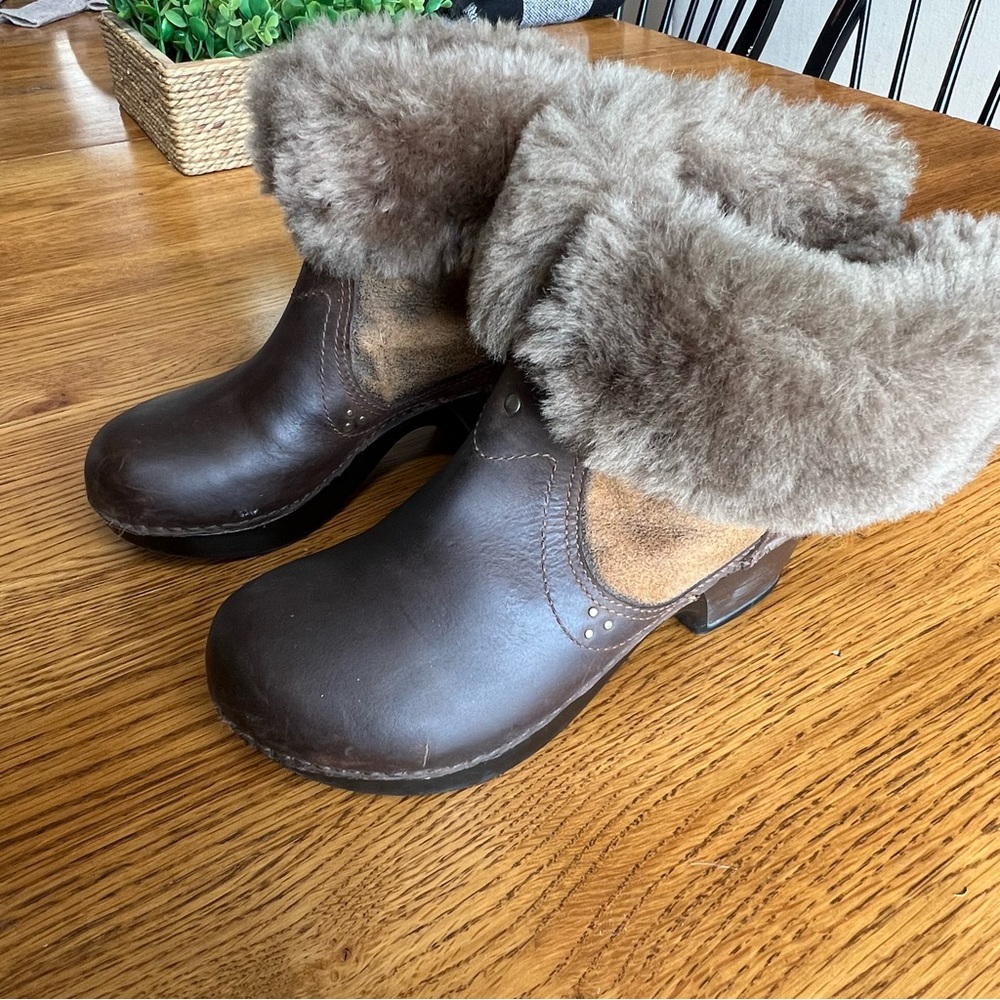 ⭐️ Dansko Brown Harper Shearling Winter Boots Size 36 - Picture 10 of 11